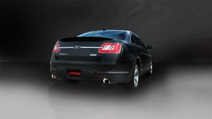 Ford Taurus SHO Performance Exhaust - Dual Rear Exit - CORSA Performance - Sport Cat-Back - Polished - `10-`19